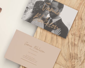 Carte de visite de mariage, carte de visite de photographe de mariage personnalisé, carte de photographie d’affaires Photoshop, conception de carte de visite de photographie
