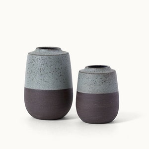 Modern Ceramic Scoop Vase