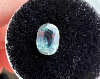 1.6ct.  Sky Blue Oval Cut Montana Sapphire