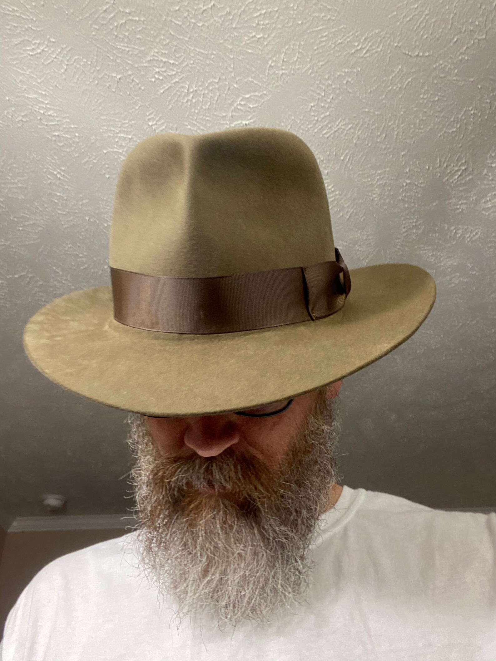 Indiana Jones Style Fedora Pecan/Brown Sz 7 3/8 100 Hand Made Etsy