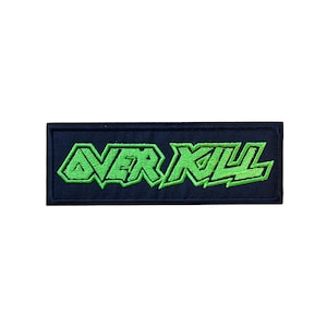 Overkill Iron-on Embroidered Patch - Thrash Metal Band Logo