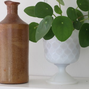 Extra Large Antique Bourne Denby Stoneware oil bottle,  Vase, Victorian ink bottle, Home decor, Vintage salt glazed pot