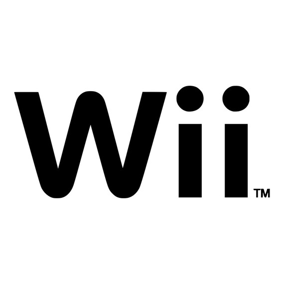 Game Console Logos Nintendo Wii logo Etsy