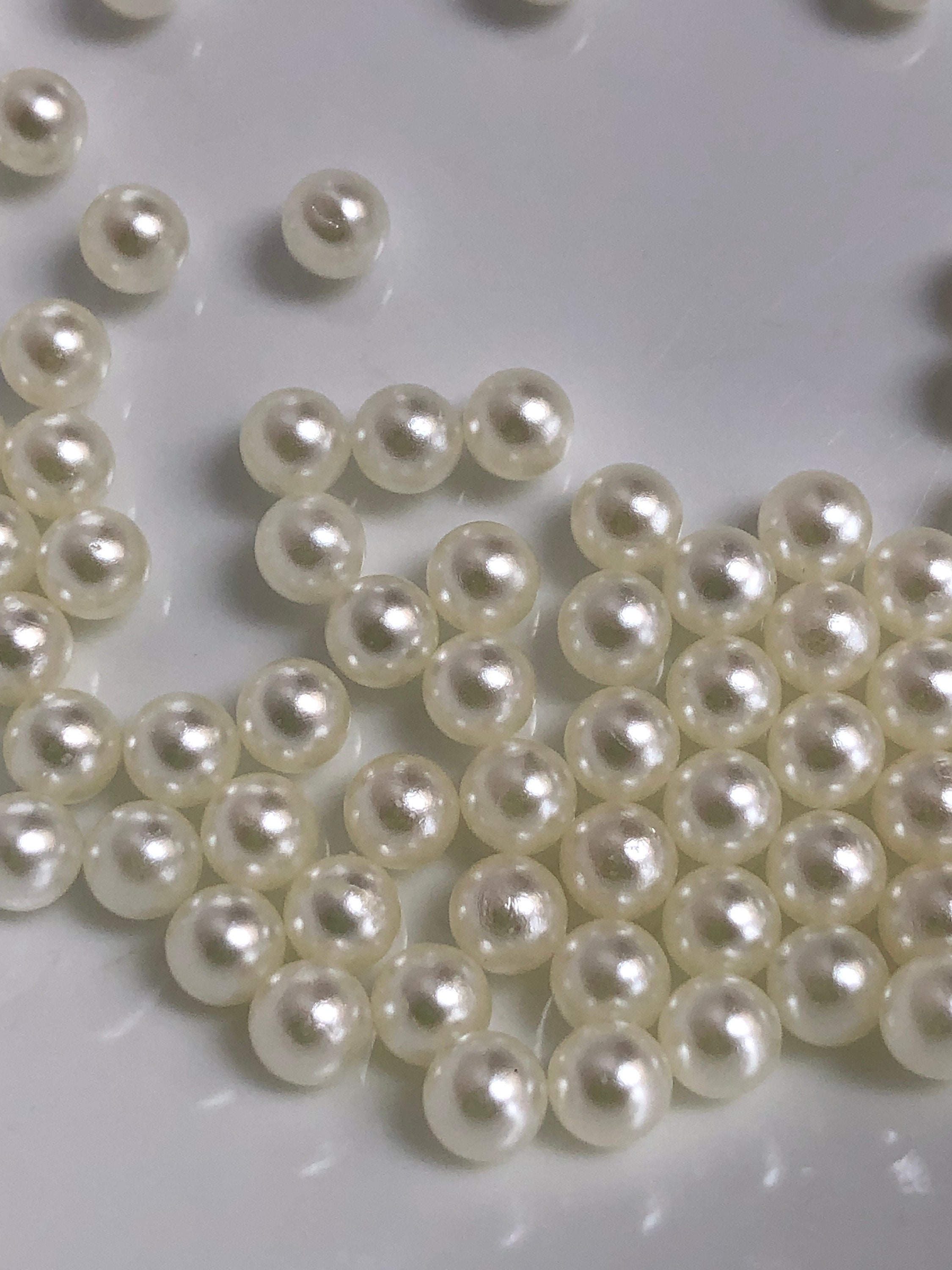 2200pcs Ivory 6mm Pearls No Holes Use for Vase Fillers Etsy