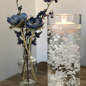 Floating beaded pearl string garland - White 5ft Floating Garland Sting for Wedding Centerpiece, Decor