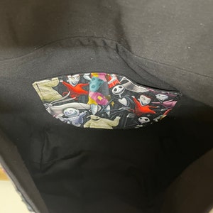 Bolso bandolera NBC, bolso mensajero de Jack Skellington. imagen 3