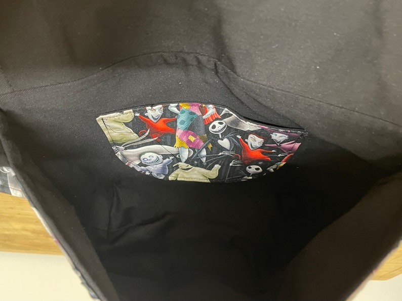 Bolso bandolera NBC, bolso mensajero de Jack Skellington. imagen 3