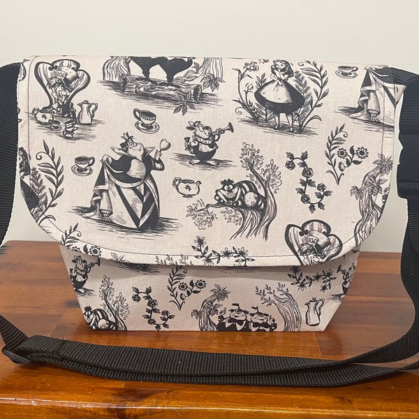 Alice in Wonderland Messenger Bag