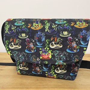 Disney Villains crossbody bag, handmade Disney.
