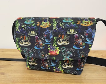 Disney Villains crossbody bag, handmade Disney.