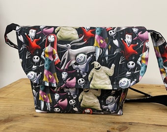 NCB Umhängetasche, Jack Skellington Messenger Bag.