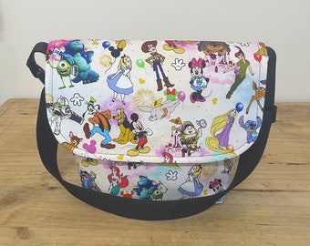 Sac messager Disney mashup, sac à bandoulière, sac pour ordinateur portable.