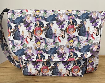 Disney villain handbag, evil villain inspired handbag.