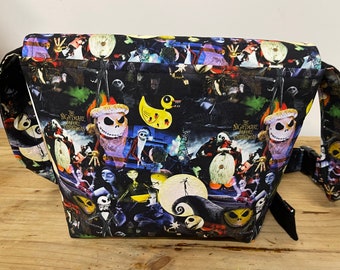 Sac bandoulière NBC, sac besace Jack Skellington.