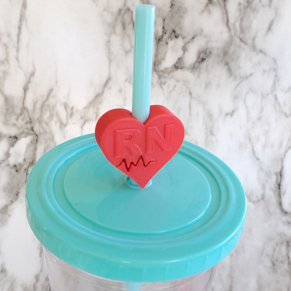 Registered Nurse Straw Topper