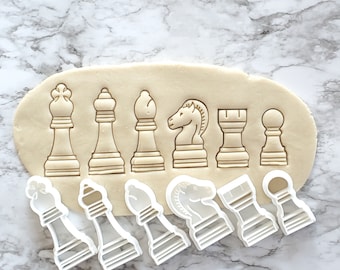 Chess Set Cookie Cutters