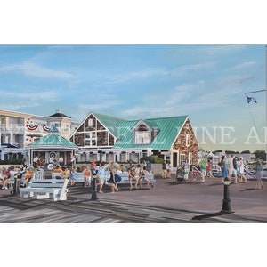 Bethany Beach Bandstand Print - NON ENCADRÉ