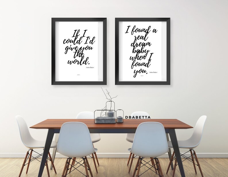 Anita Baker Lyrics Print My Angel Song Lyrics | Etsy