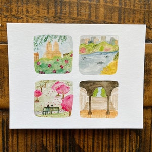 Spring in Central Park postcards