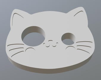 Gizmo imprimable 3D en forme d'oeil de sécurité de chat (fichier OBJ)
