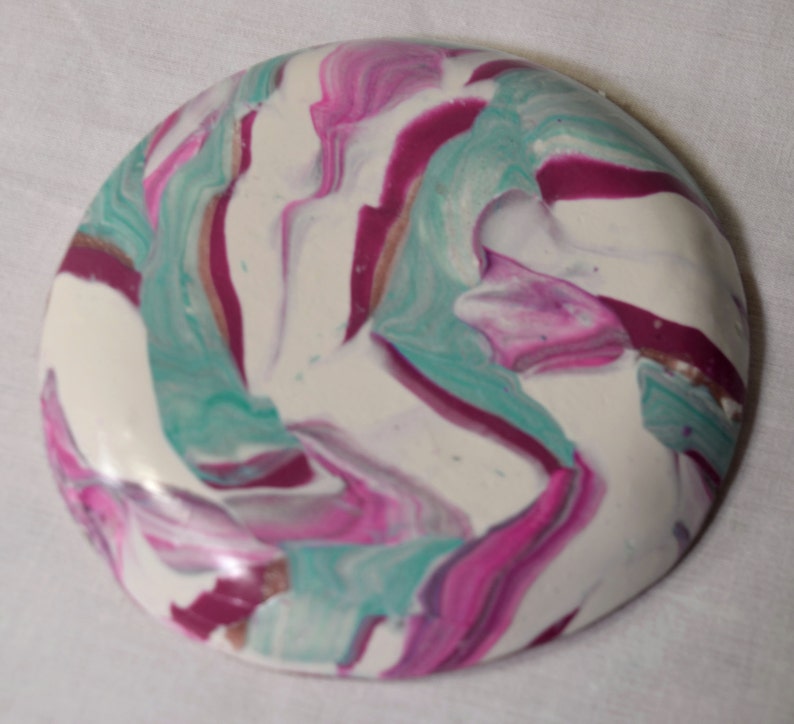 Handcrafted Marble Clay Dish
