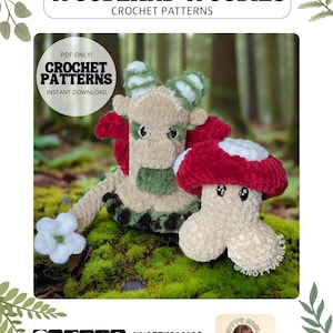 Woodland Woodies Crochet Patterns: Funny Amigurumi (PDF)