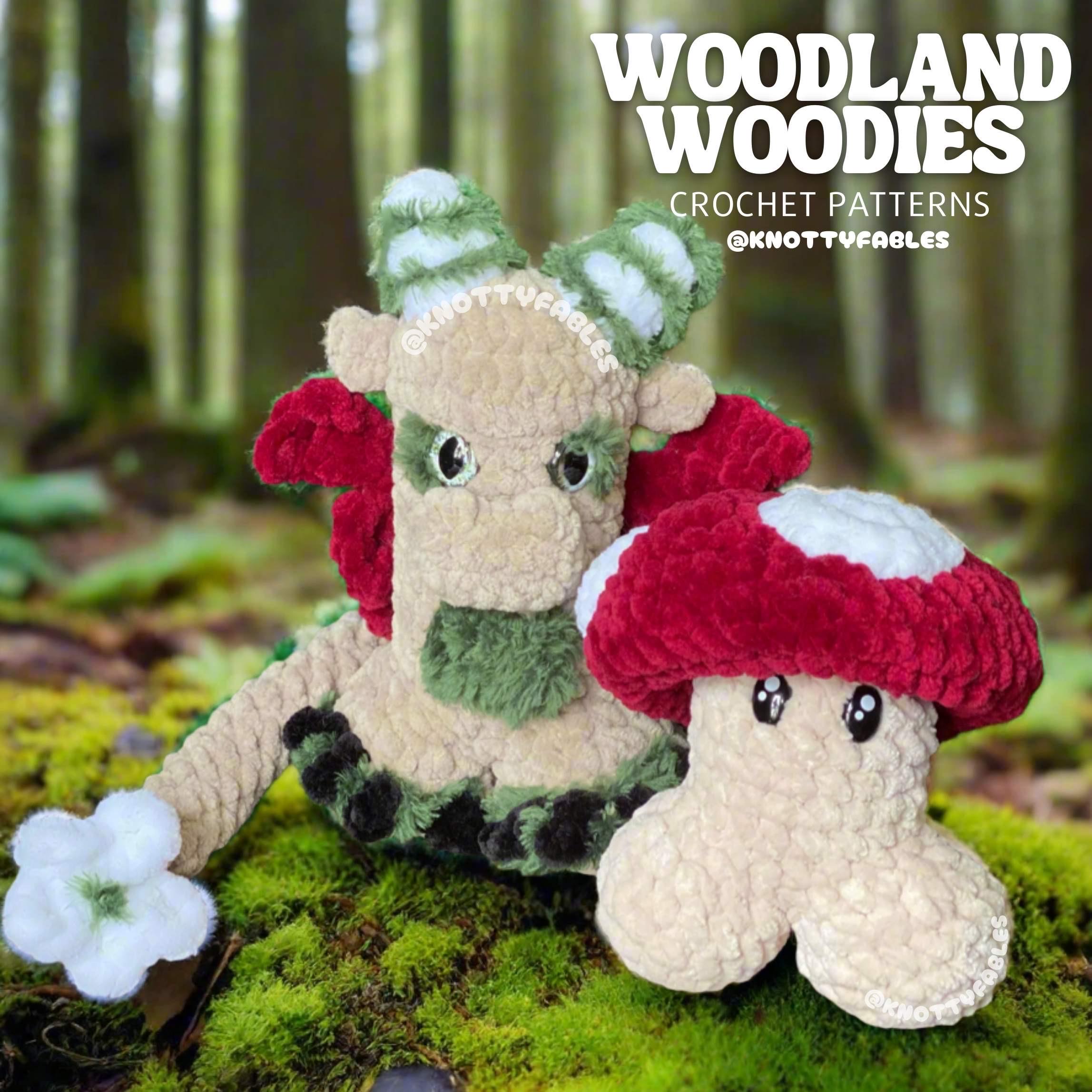 Woodland Woodies Crochet Patterns: Funny Amigurumi (PDF) - Etsy