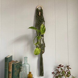 Diamond Vine Crystal Macramé Plant Hanger