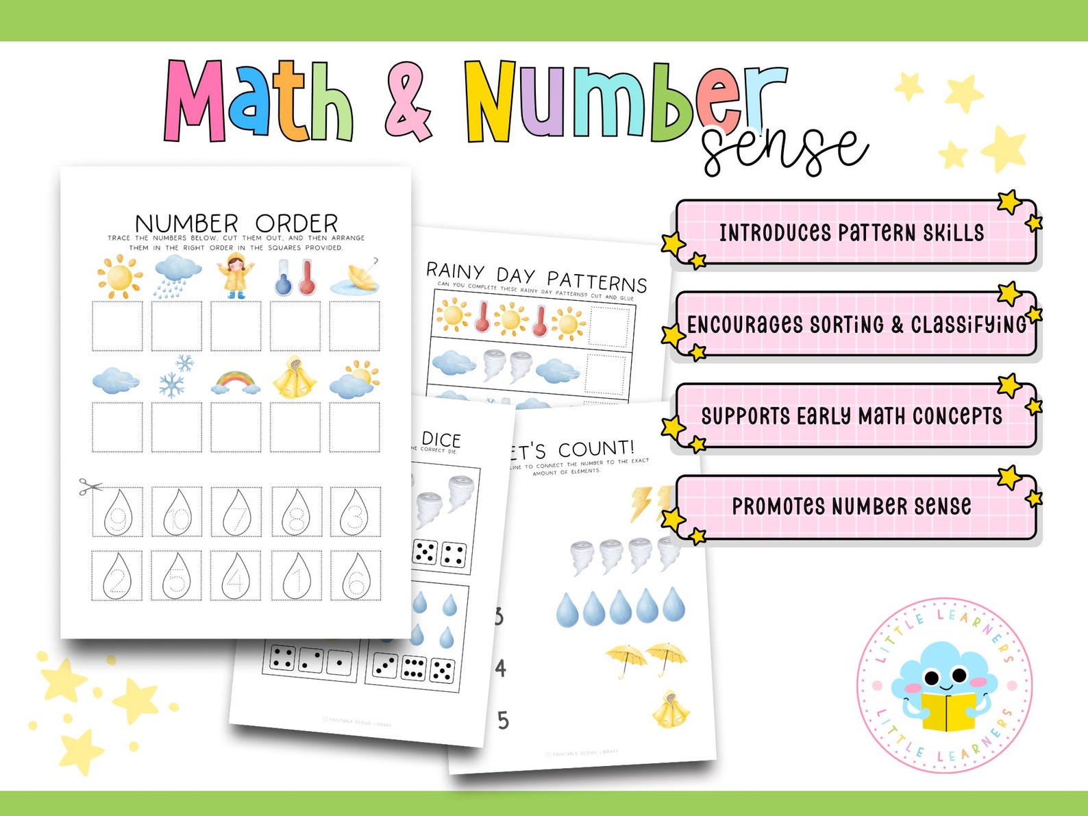 Rainy Day Preschool Learning Activities | Math, Literacy & Science ...