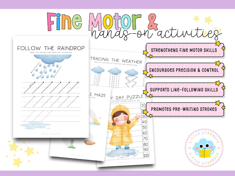 Rainy Day Preschool Learning Activities | Math, Literacy & Science ...
