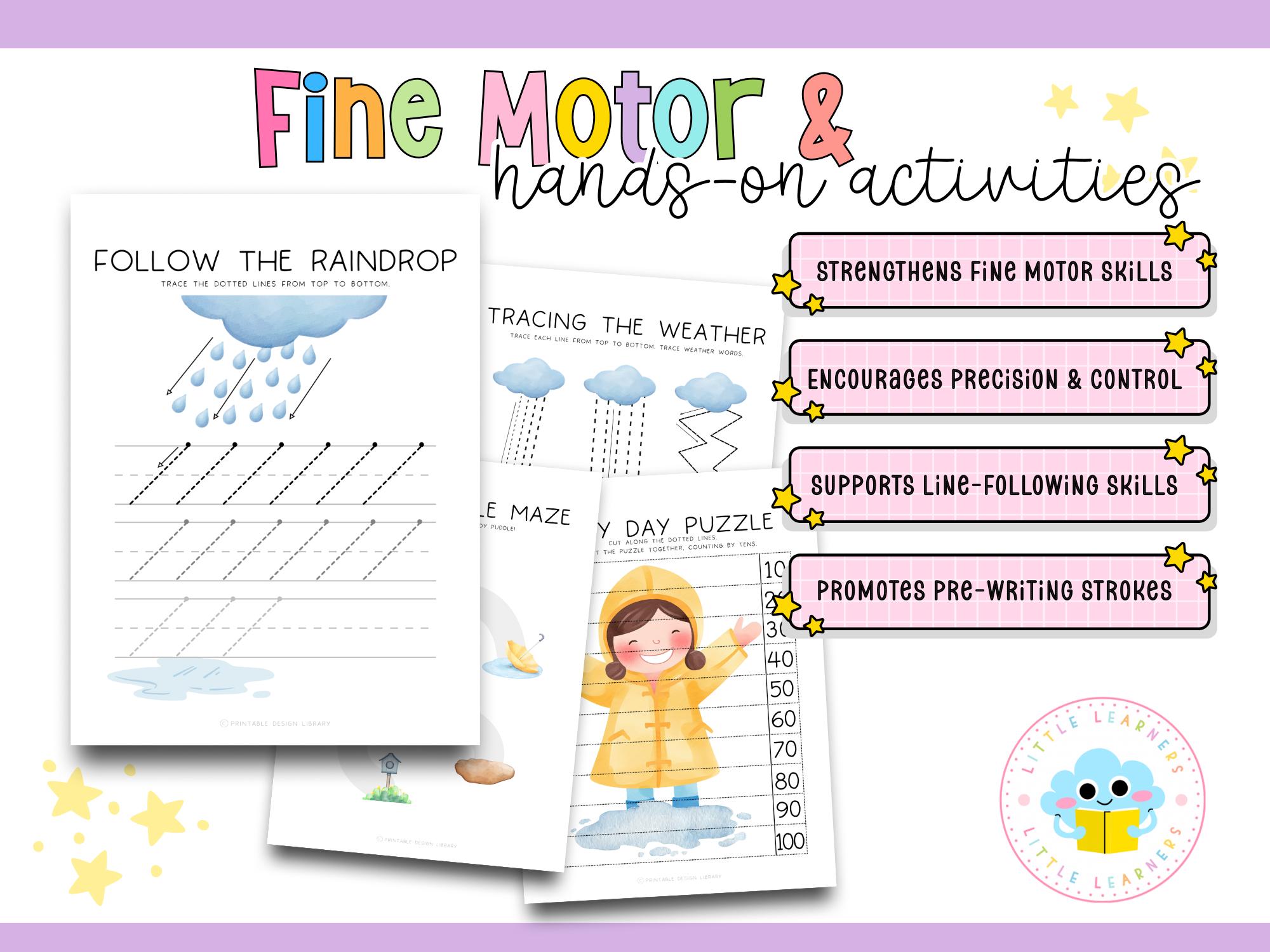 Rainy Day Preschool Learning Activities | Math, Literacy & Science ...