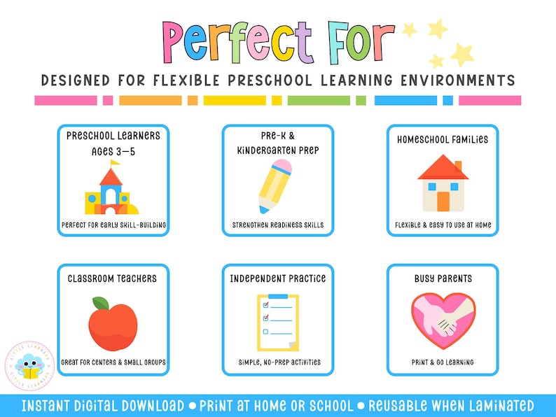 Rainy Day Preschool Learning Activities | Math, Literacy & Science ...