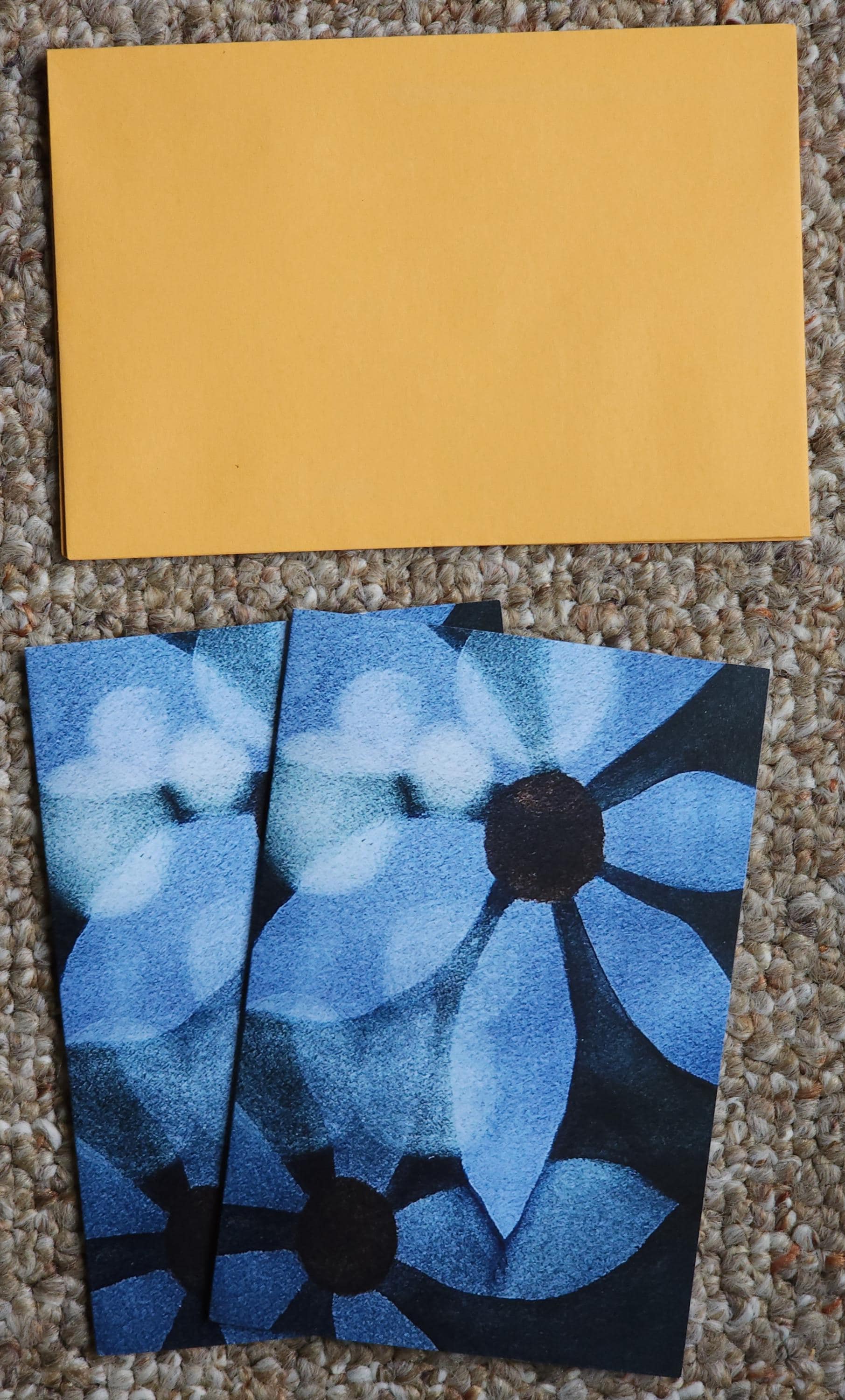 Watercolor Floral Blank Card Set, Handmade Note Cards - Etsy
