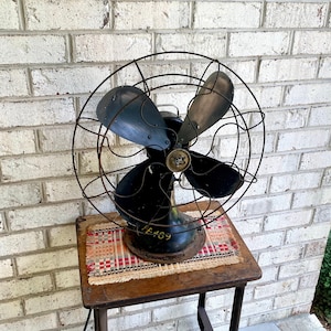 Vintage RM Electric Fan | Robbins & Myers 3 Speed Fan | Working Electric Metal Fan | Antique Metal Blade Fan