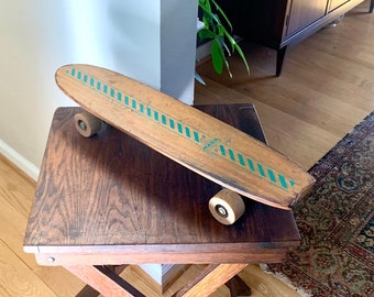 Vintage Nash Sidewalk Surfboards | Nash 37 Wood Skateboard | Vintage Skateboard | Nash Texas 37 Wood Skateboard | Early Wooden Skateboard