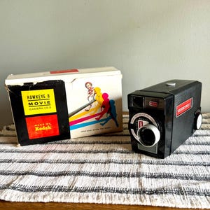 Vintage Kodak Hawkeye 8 Movie Camera in Original Box | Kodak Hawkeye 8 F 2.3 Movie Camera | Vintage Photography