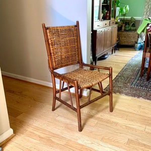 Rattan chair etsy sale