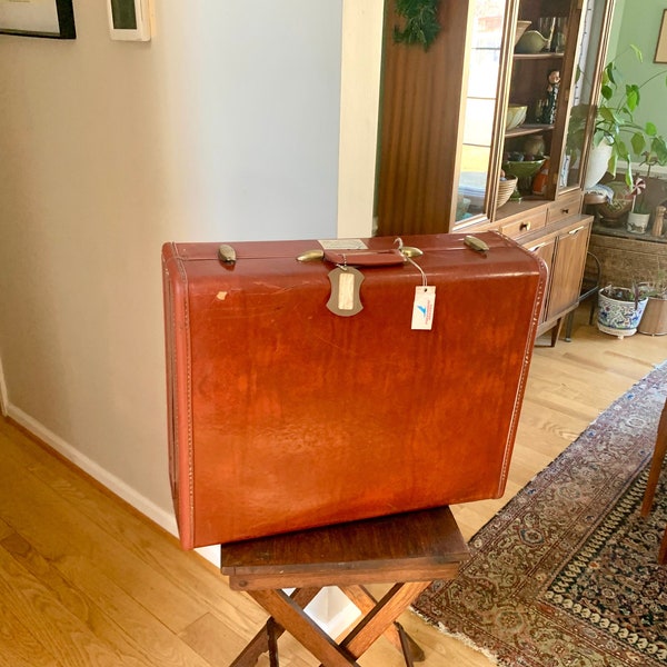 Samsonite Streamlite Hardshell Koffer mit Schlüssel | 50er Jahre Retro Gepäck | Mid Century Reisegepäck | Weekender | Stapelbare Koffer |