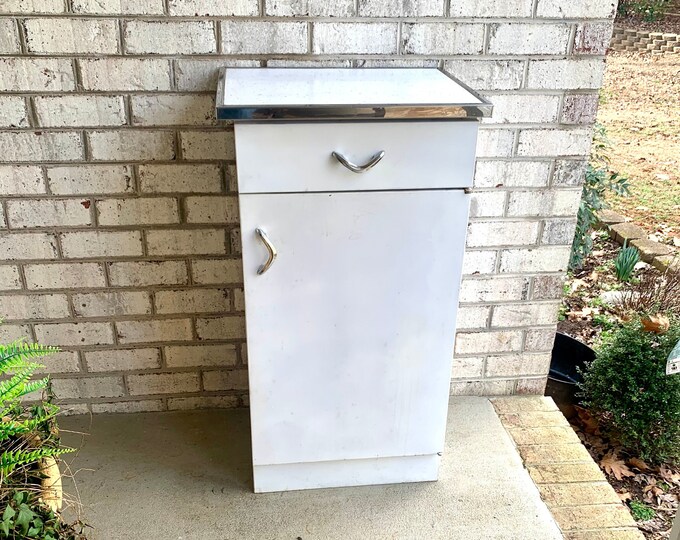 Vintage Youngstown MCM Metal Kitchen Formica Top Etsy