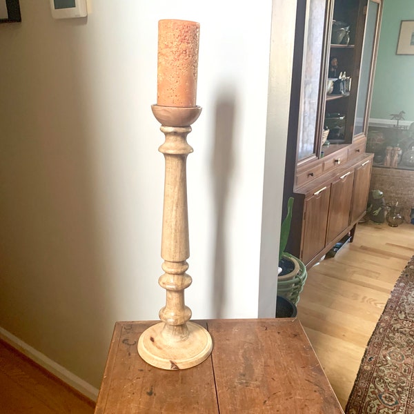Turned Candle Holder Etsy