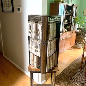 Vintage Speidel Twist-on Watch Band Display Case | Watchband Rotating Display Case with 150+ Watch Bands | Speidel Watchband Store Display