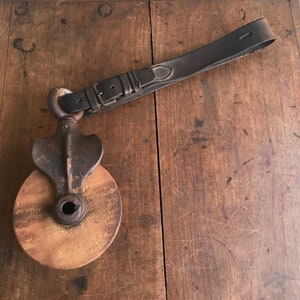 Antique Wooden Pulley | Wood Block and Tackle | Barn Pulley | Industrial Pulley |Nautical Decor |Farmhouse |Beach House Decor |Rustic Decor