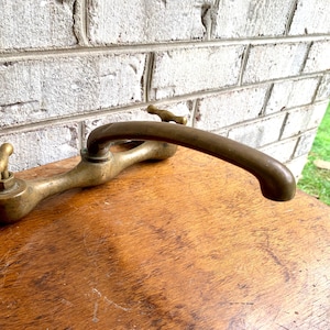 Vintage Solid Brass Faucet | Nautical Sink Faucet | Brass Boat Faucet | "When and If" Schooner | General Patton's Schooner Brass Faucet |