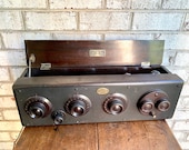 Vintage Atwater Kent Model 20 Radio Receiver 1920 39 s 5 Tube Receiver Radio Vintage Radio Collectible Radio