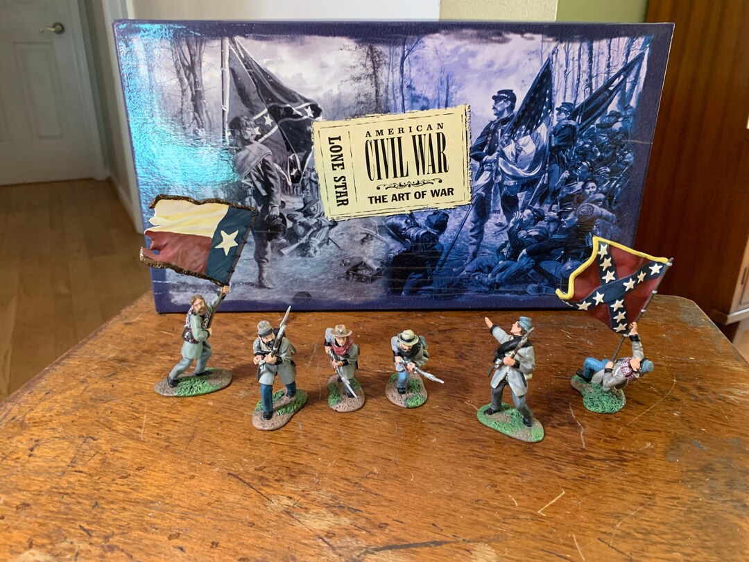 Vintage W. Britain 17016 Lone Star Civil War Figurines Ertl