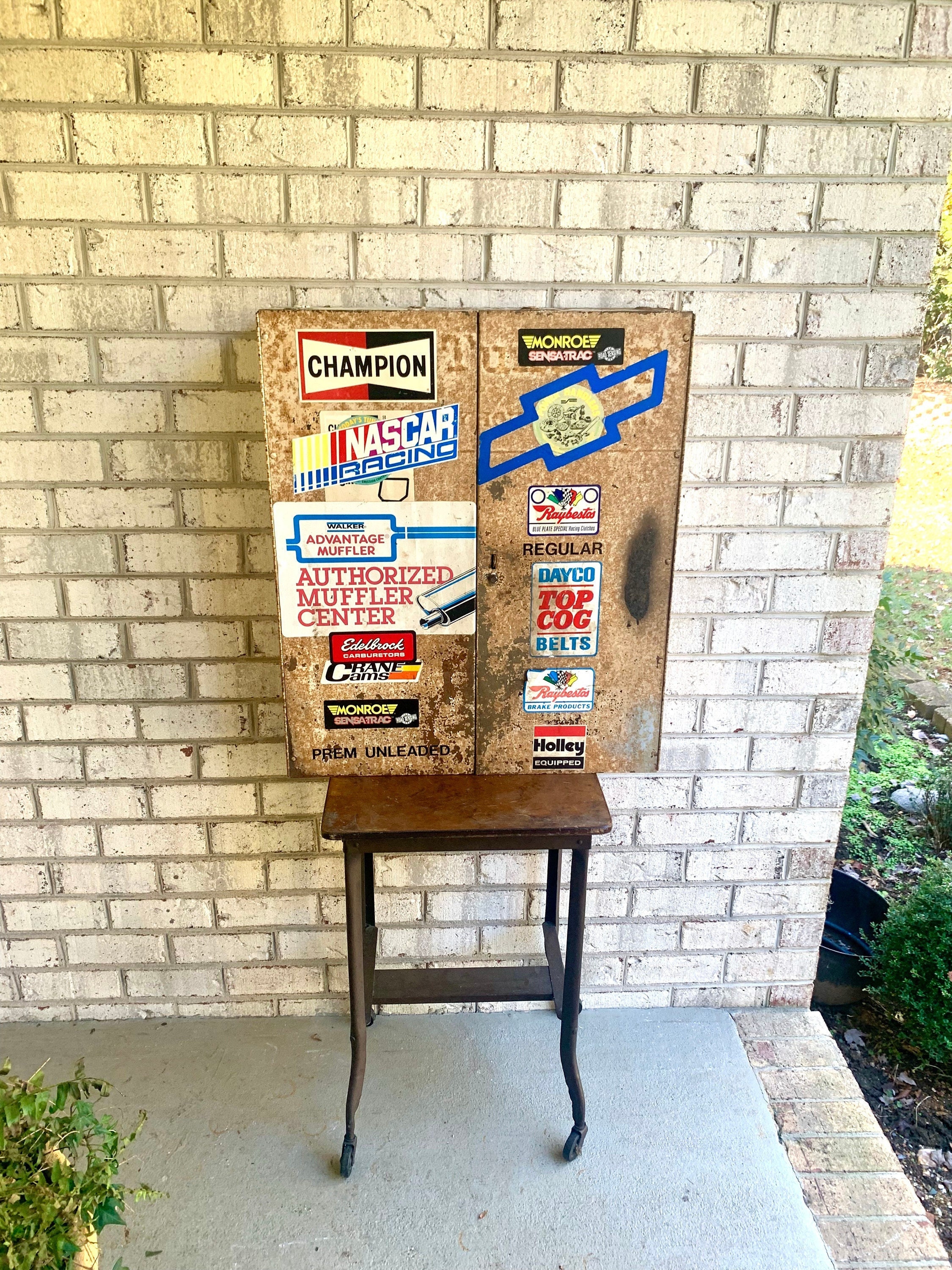 超特価SALE開催！ Metal Vintage Mechanic's Parts Metal Rustic Cabinet| Wall スチールラック・メタルラック