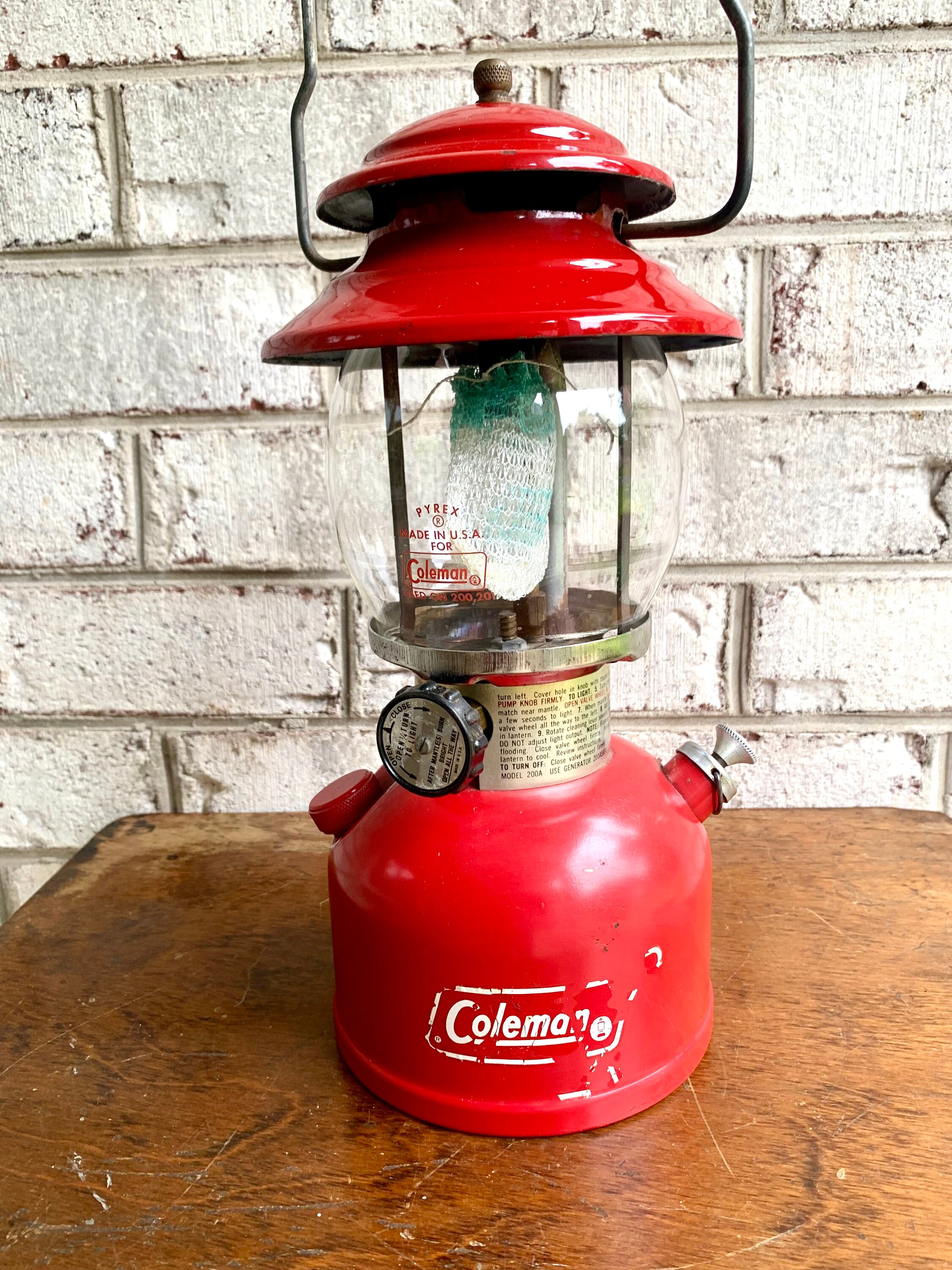 Vintage Coleman Model 200A Lantern | Coleman Red Lantern Vintage Coleman Model 200A Lantern | Coleman Red Lantern