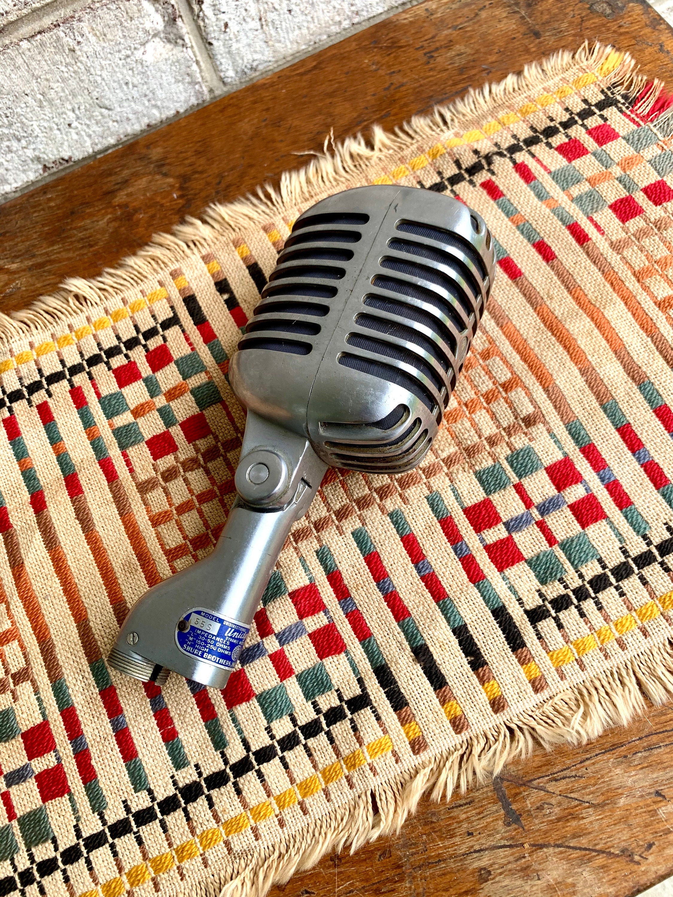 Vintage Shure Brothers Unidyne 55s Microphone Vintage Unidyne 55s Microphone  de microphone Chrome Elvis Microphone -  Canada