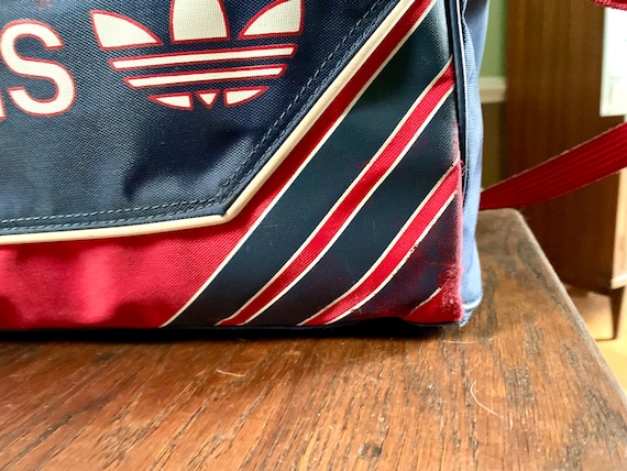 Vintage Adidas Shoulder Bag | 80's Adidas Duffel … - image 8