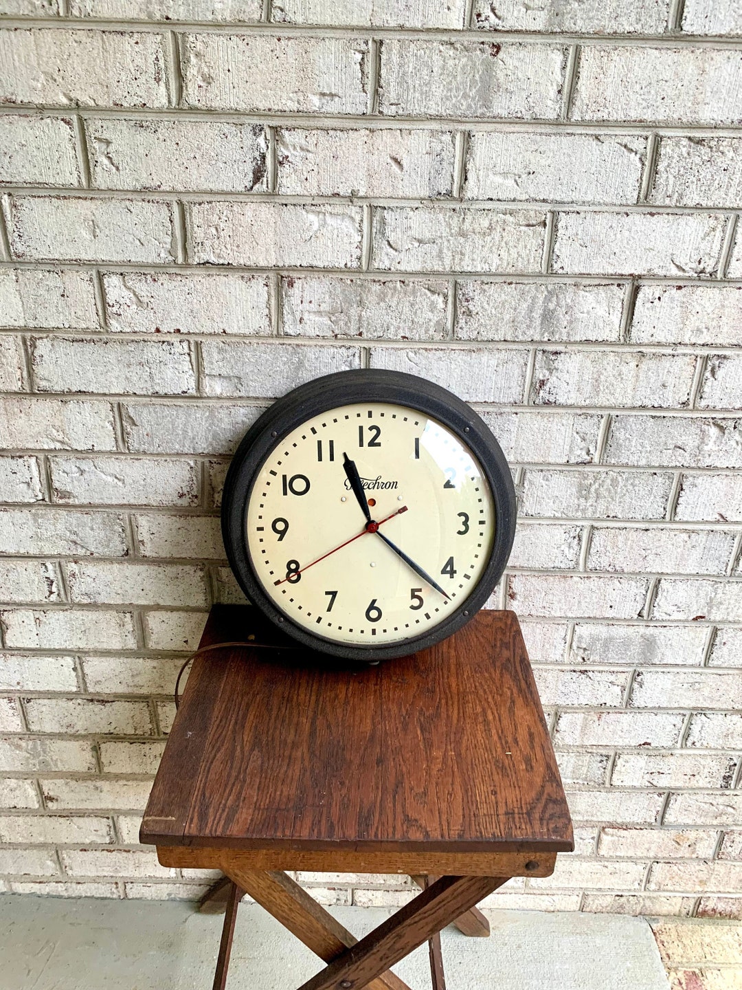 Vintage Telechron Wall Clock Vintage Bubble Glass Wall Clock Etsy